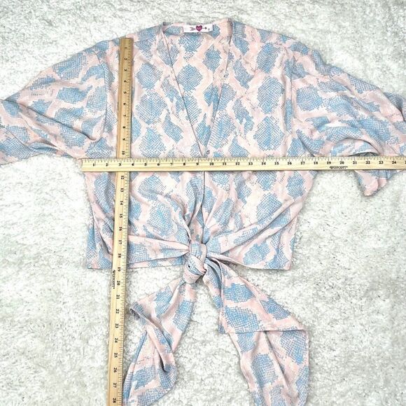 Buddy Love Muse Tie Front Top Cotton Candy - Picture 9 of 11